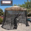 ABCCANOPY Upgrade 9FT-11FT Patio Umbrella Mosquito Netting Adjustable Mosquito Net