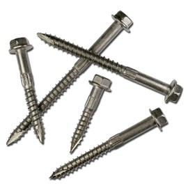 Simpson Structural Screws SDS25200-R25 1/4-Inch by 2-Inch with 1-1/4-Inch Threaded Structural Wood Screw, 25-Pack