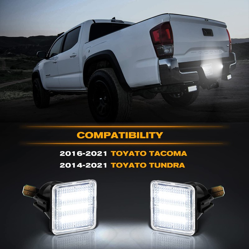 Gempro LED License Plate Light Assembly Lamp Replacement Compatible with