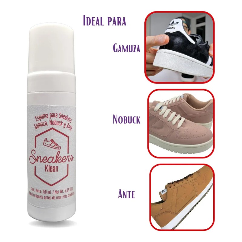 Sneakers Klean | Espuma Limpiadora Para Gamuza, Nobuck, Ante
