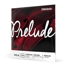 D'Addario | Prelude Viola | Cuerdas para Viola | 4/4 Escala, Tensión Media | Acero | J910 MM