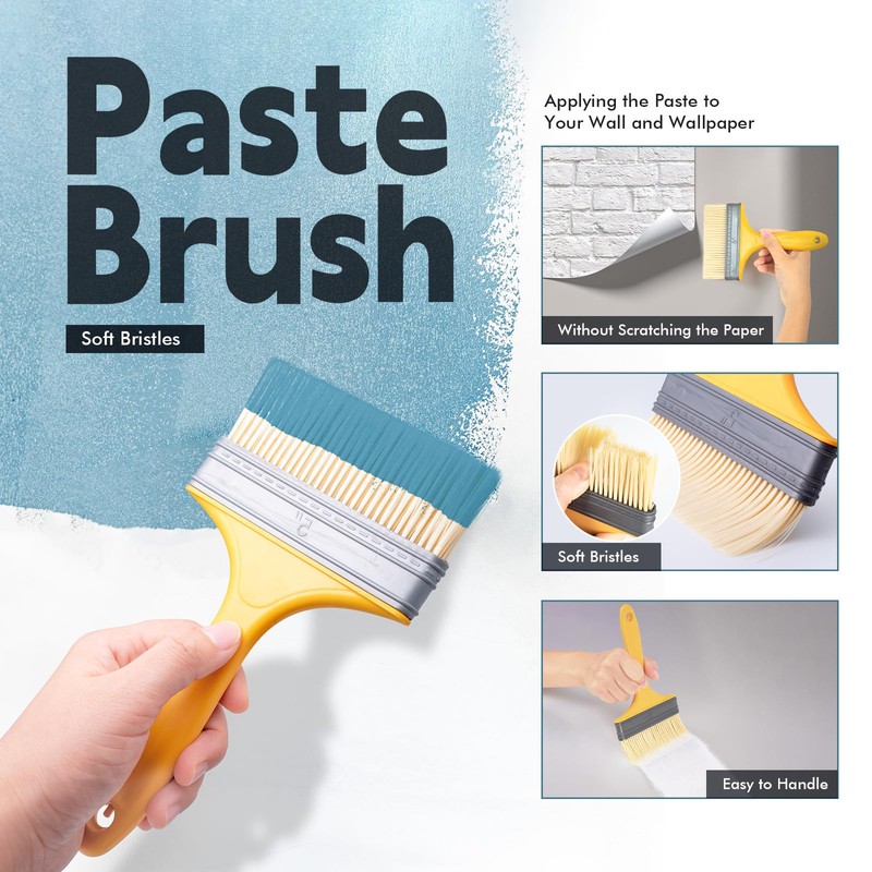 FOSHIO Professional Wallpaper Tools Kit, Including Wallpaper Smoothing Brush, Seam