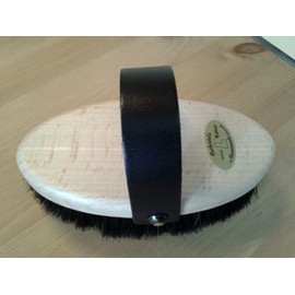 William Leistner Organic Horse Head Grooming Brush with Horsehair