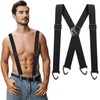 Kiiwah Hidden Braces Suspender for Men Under Clothes with 3