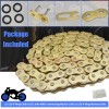 JINFANNIBI 520 X-Ring Chain with Connecting Master Link for Kawasaki