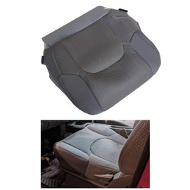 SecosAutoparts Left Driver Side Bottom Cloth Seat Cover Gray Compatible with Nissan Frontier 2005 2006 2007 2008 2009 2010 2011 2012 2013 2014 2015 2016 2017 2018 2019