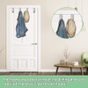 CODIRATO 4 PCS Over Door Hooks Stainless Steel Reversible Hooks