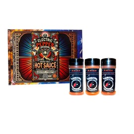 Spice Gift Set Chili Pepper Powder Habanero Scotch Bonnet Serrano Chipotle Amigo Hot