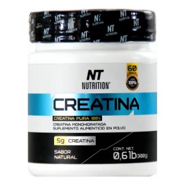 Creatina Monohidratada Premium 300 G Nt Nutrition Sabor Natural