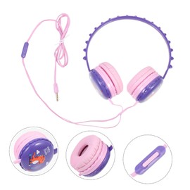 OSALADI 2pcs Adorable Dinosaur Headphones for Boy Girl Lightweight Wired Headset Comfortable Earmuffs for School and Travel Safe Volume for Hearing