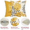 TSKDKIT Yellow Cushion Covers 45 x 45cm Square Pillow Covers