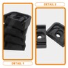 OUNONA Air Conditioner Outdoor Unit Anti-Vibration Rubber Pads Vibration Noise