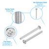 PATIKIL Round Head Screws 8pcs M6-1 x 80mm 304 Stainless