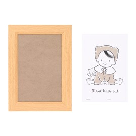 Mat and Frame Set, Photo Frame, First Cut, First Cut Art Card, Art Card, Fetal Hair, Baby, Commemorative, Pregnancy Hair Art, Card, Cute Art Card, Children, Baby Brush, Girls, Boys, 0 Years, 1 Years