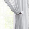 KAMANINA Decorative Curtain Drapery Holdbacks, Acrylic Diamond Finials, Bronze(1 Pair/2