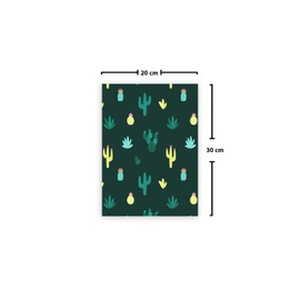 Bonamaison Printed Cotton Bags with Drawstring, Shopping Bag, Bag, Fabric Bag, Vegetable Bag, Reusable, Environmentally Friendly, Multipurpose, Foldable, Size: 20 x 30 cm