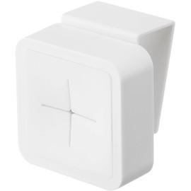 Yamazaki (山崎実業) Sink Door Towel Holder White Approximately 5.5 x 4.5 x 6 cm Aqua 4136