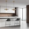 BYOLIIMA Modern Pendant Lighting Gold Farmhouse Pendant Light 11.81" Brushed