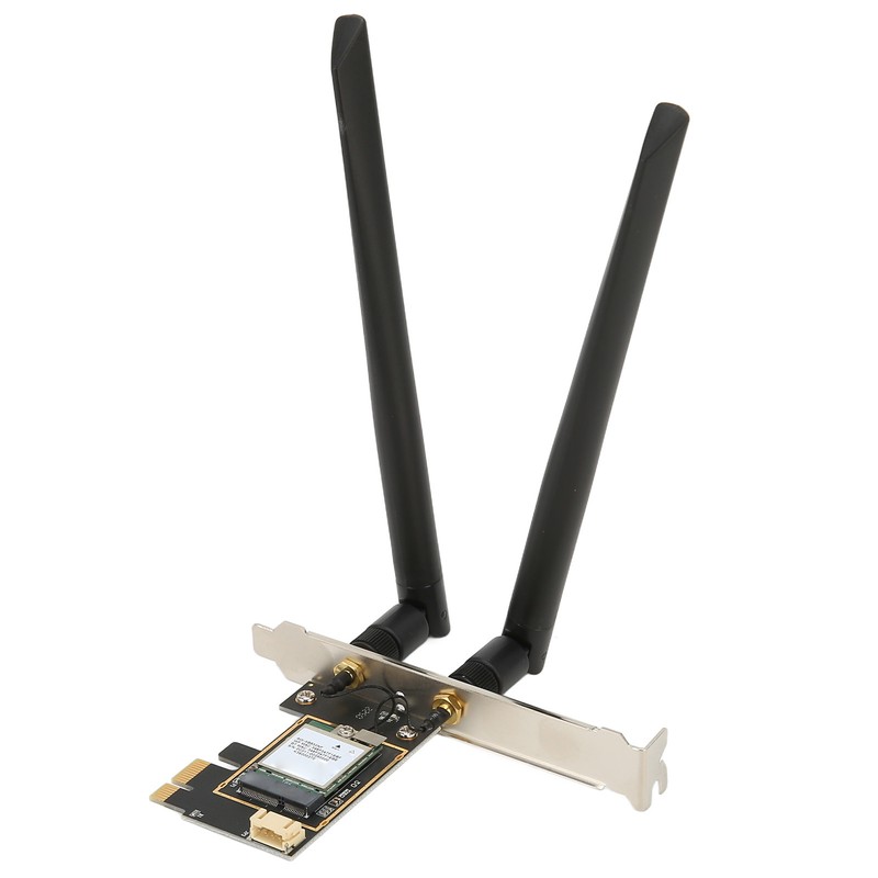 PCIe WiFi 6E Card 2.4G/5G/6Ghz Up to 2400Mbps Dual Antenna