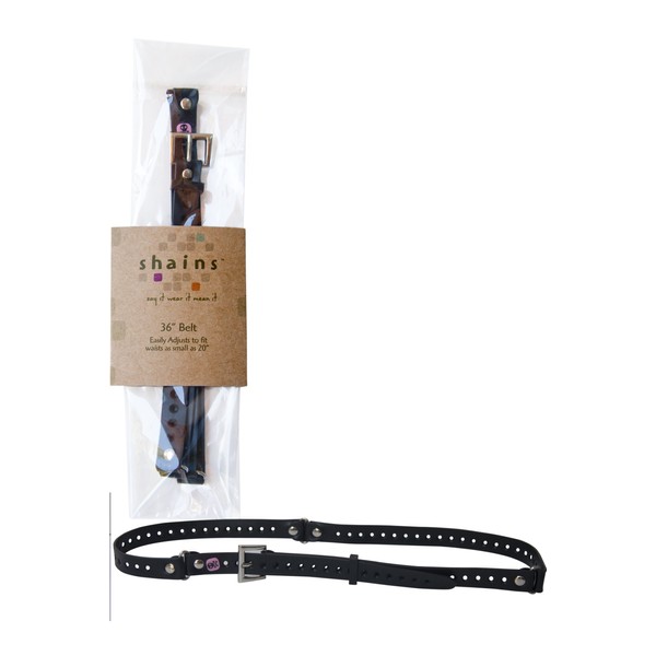 Shainsware Shains 36" Adjustable Belt, Black