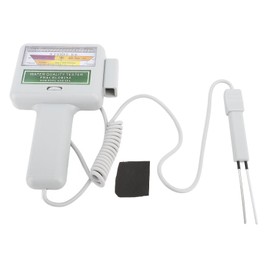 PH CL2 Chlorine Tester Dual Probe Large Display Screen Battery Powered Digital Water Quality Tester for Home Swimming Pool Spa Aquarium