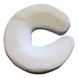 NRG Memory Foam Massage Table Face Cradle Pad with Ultra-Soft Fleece Cover - Head Rest Cushion Pillow Positions Head and Neck in Perfect Alignment with Spine - Temperature and Pressure Sensitive Foam