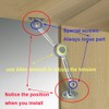 2 Pcs Qrity Cabinet Cupborad Furniture Door Lift Stay Support