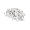 Motoforti 100 Pcs White 8A Car Fuse Tube Universal 25x6x5mm