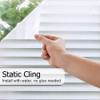 rabbitgoo Privacy Window Film Non Adhesive Frosted Glass Film for