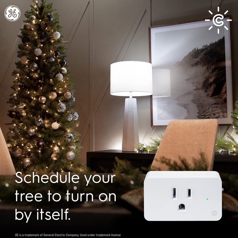 GE Lighting 252811 Voice Control Cync C-Life Smart Plug