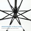 VALICLUD Automatic Opening Close, Transparent Pocket Umbrella, Easy to Carry,