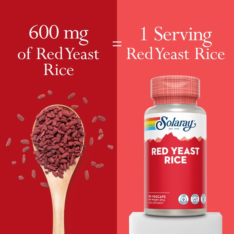 Red Yeast Rice - 90 Vegan Capsules - High Strength