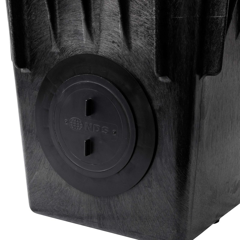 NDS 1206* 6-Inch Outlet Plug for Catch Basin Drain, seals