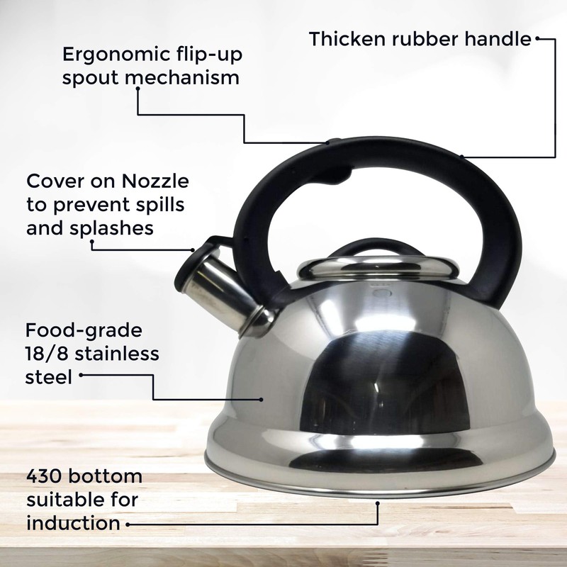 UW UNIWARE THE NAME YOU TRUST Stainless Steel tea kettle,