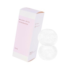 Blandiva Soft Dual Round Cotton Pad, 1 piece, 80 sheets / 블랑디바 소프트 듀얼 원형 화장솜, 1개, 80매입