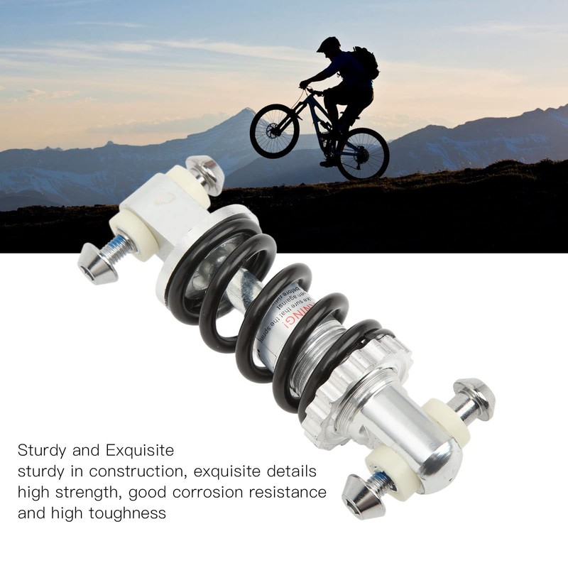 Hapivida Bicycle Rear Shock Absorber, Heavy Duty Mountain Bike Rear