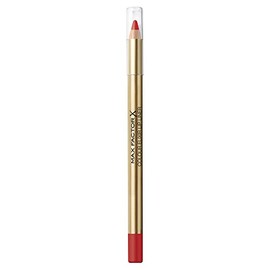 Max Factor Colour Elixir Lip Liner 60 Red Ruby Lip Liner for Ideally Defined Lips with Smooth Texture and Matte Finish - Extends Lipstick Lasts - 5g