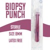 8mm Sterile Disposable Biopsy Punch, 5 Count