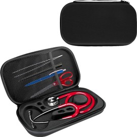 Stethoscope Case Shockproof Stethoscope Bag Travel Portable Stethoscope Carrying Case Heavy-Duty Stethoscope Storage Bag Lightweight Stethoscope Case for Nurses Doctors(Black)