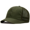 Laquest Short Brim Mesh Cap, Short Brim, Trelan Cap, armygre