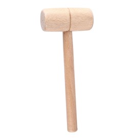 Mallet, Comfortable Round Head High Hardness Mallet, Beech Hammer for Woodworking, Wood Carving Leather Working, DIY Carpentry Tools for Woodworking Enthusiasts