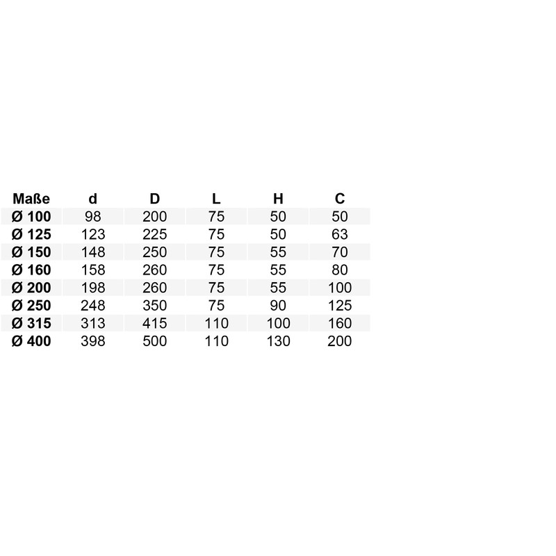 K-TECH-PRO KE System Winding Fold Roof Hood Diameter 100 mm