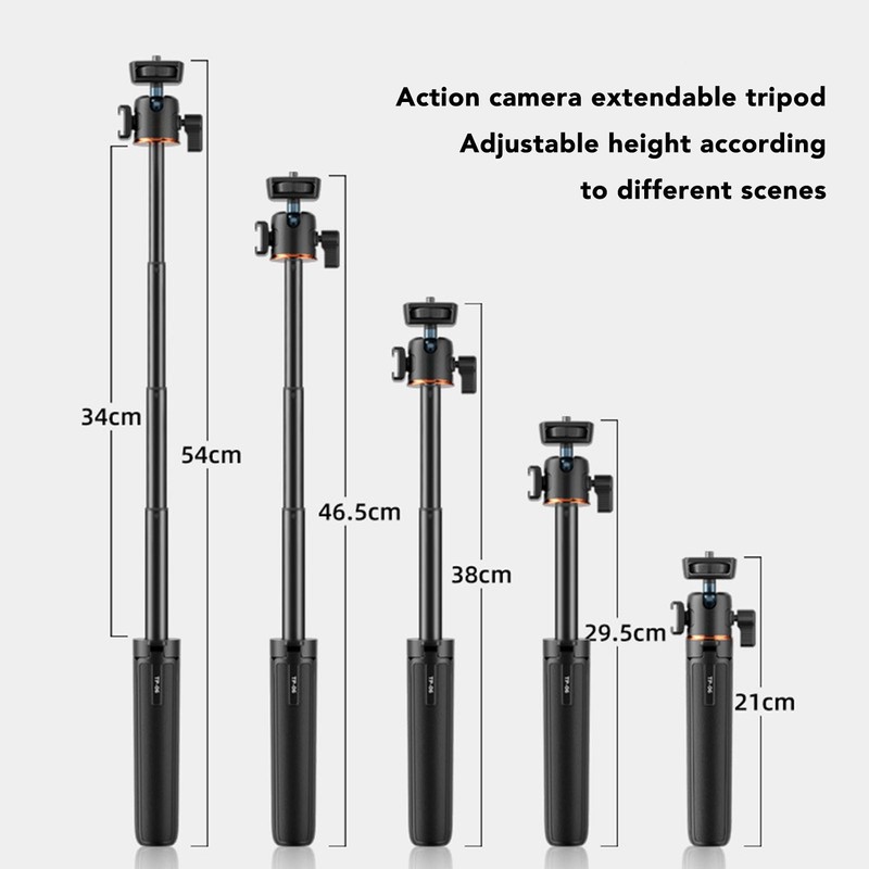 Extendable Selfie Stick Tripod for OSMO POCKET 3 for ONE