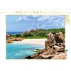 CALVENDO Puzzle Beach Bay on La Digue 1000 Pieces Puzzle
