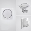 TWSOUL Bathroom Exhaust Fan, 8 inch Silent Bathroom Ceiling Ventilation