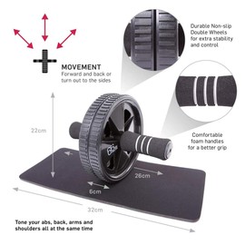 AB Roller Exercise Wheel