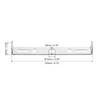sourcing map Set of 2 Ceiling Light Plate Kit 125