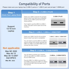 JJTechGiant Portable Monitor for Laptop 12" Laptop Screen Extender FHD IPS Type-C Multiple Monitor Extender Compatible with 13.3''-16.5'' Mac Windows Phone