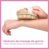 Cepillo Exfoliante Corporal con Cerdas Naturales | Masaje Anticelulitis, Detox