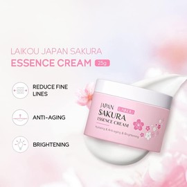 AKARY Sérum Facial Sakura Con Vitamina C Para Mejorar La Piel, Reducir Arrugas E Hidratar. Hidratante Para Piel Seca, Cuerpo Y Rostro (25 G).